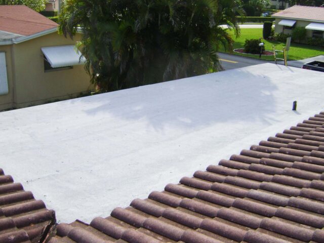 residential flat roof replacement oakland park florida 2