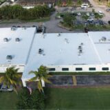 habcenter boca raton florida reroofing gaf tpo completed drone